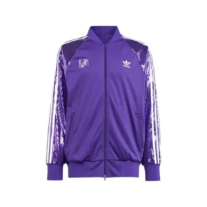 KoRn x Adidas Purple Sequin Track Jacket